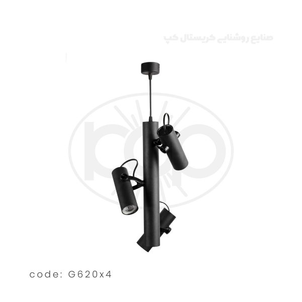 آویز لوله‌ای چهار شعله مدل G620x4